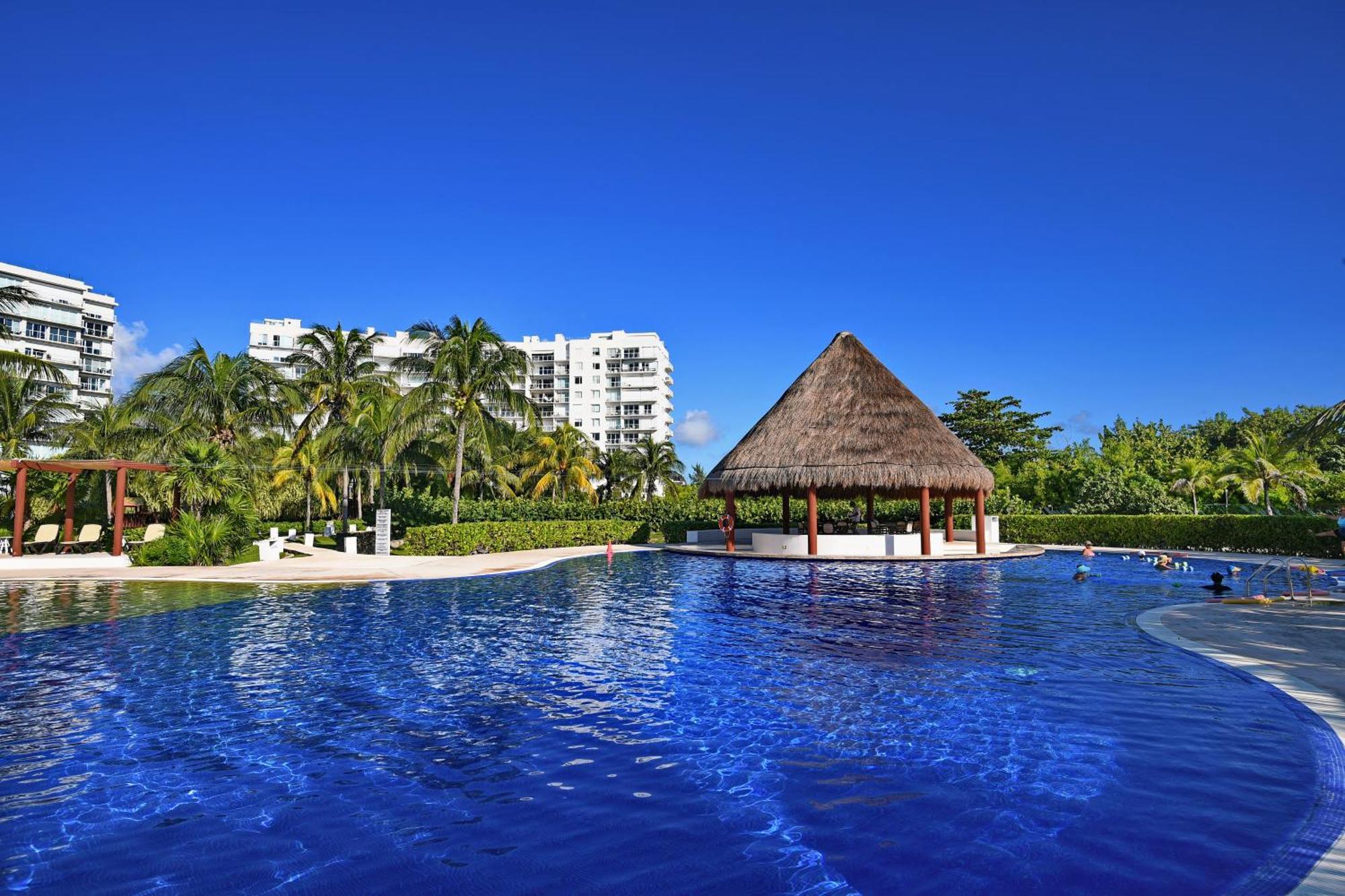 Beachfront Apartment Blue Vista Cancun Ngoại thất bức ảnh